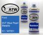 Preview: Ford, SVT Blue Pearl Metallic, S1 / M7051: 400ml Sprühdose + 400ml Klarlack - Set, von ATW Autoteile West.